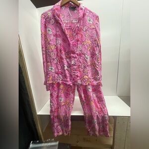 ASOS Pink Graphic Pajama Set